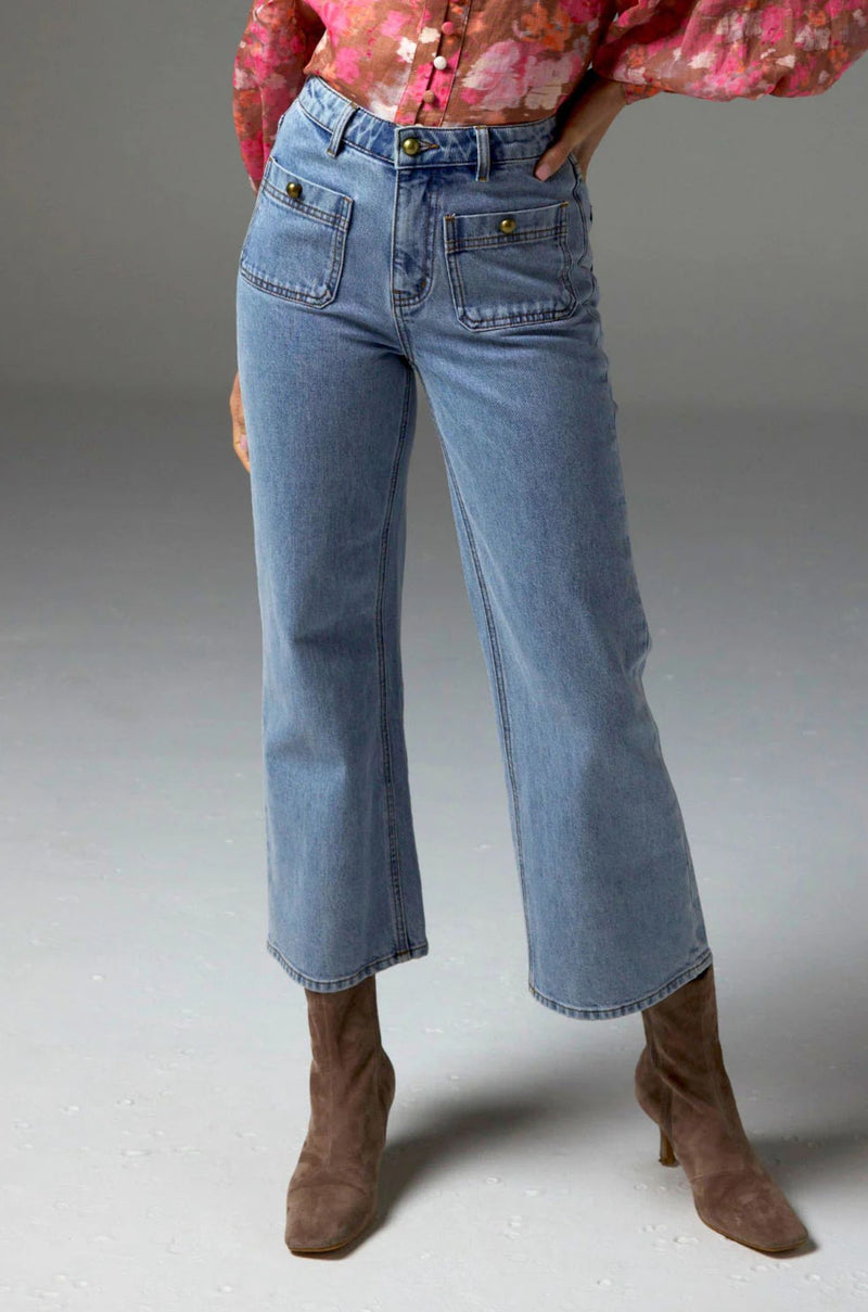 zoe kratzmann - surrender jean in washed denim