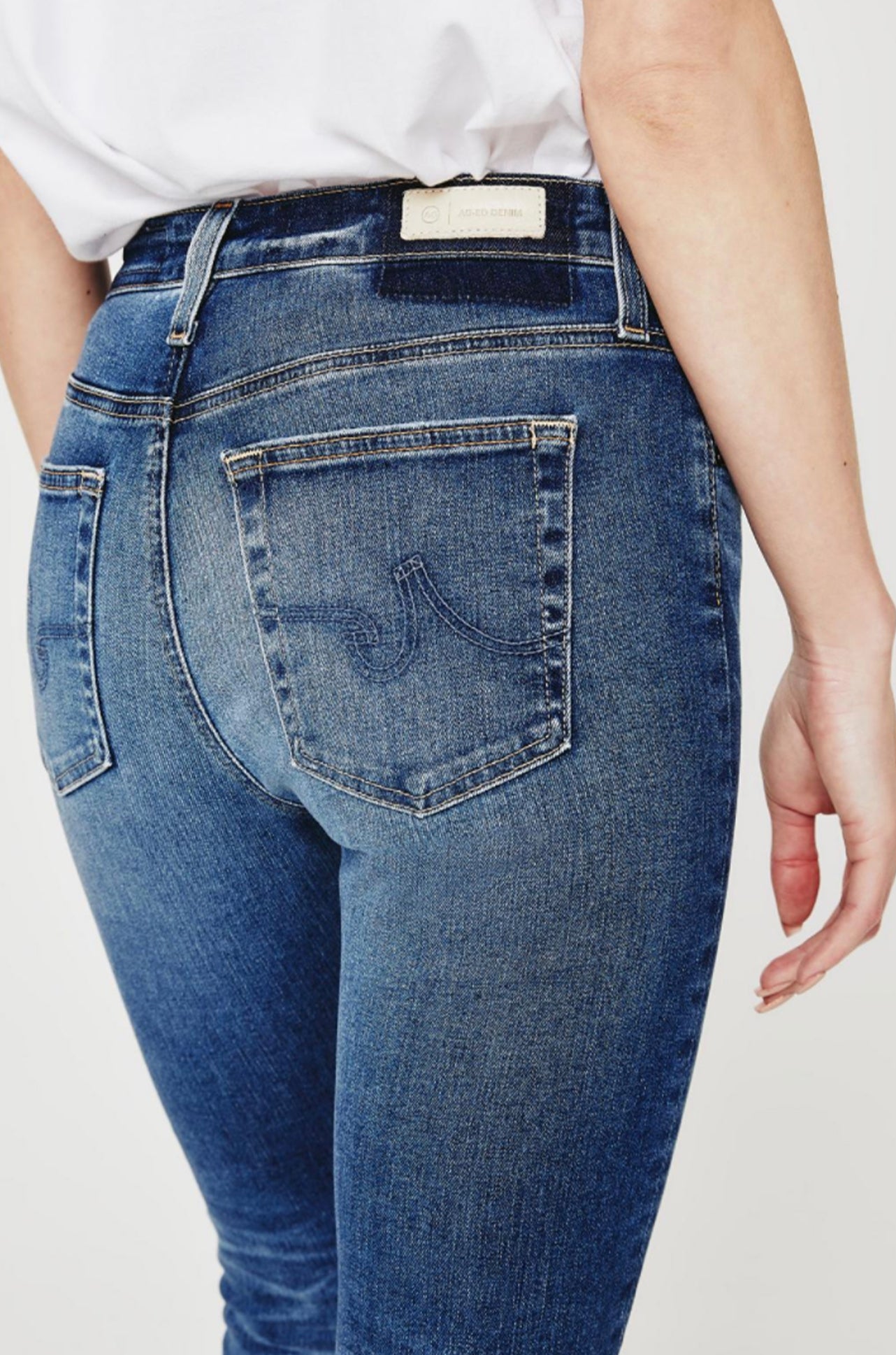 Farrah Skinny Ankle jeans in blue - AG Jeans