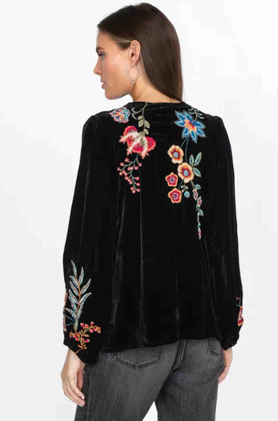 Johnny Was - Ardell Velvet Relaxed Blouse