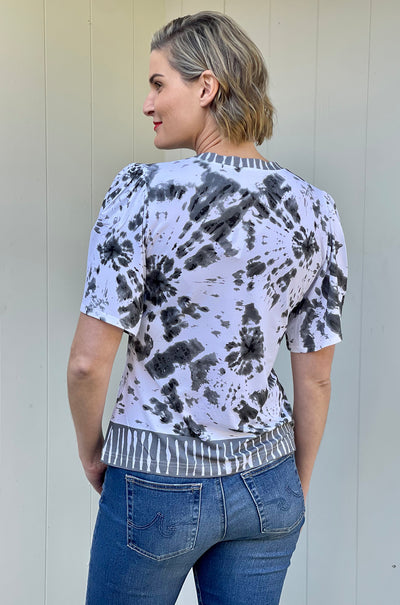 Faber - Tie Dye Short Sleeve Top