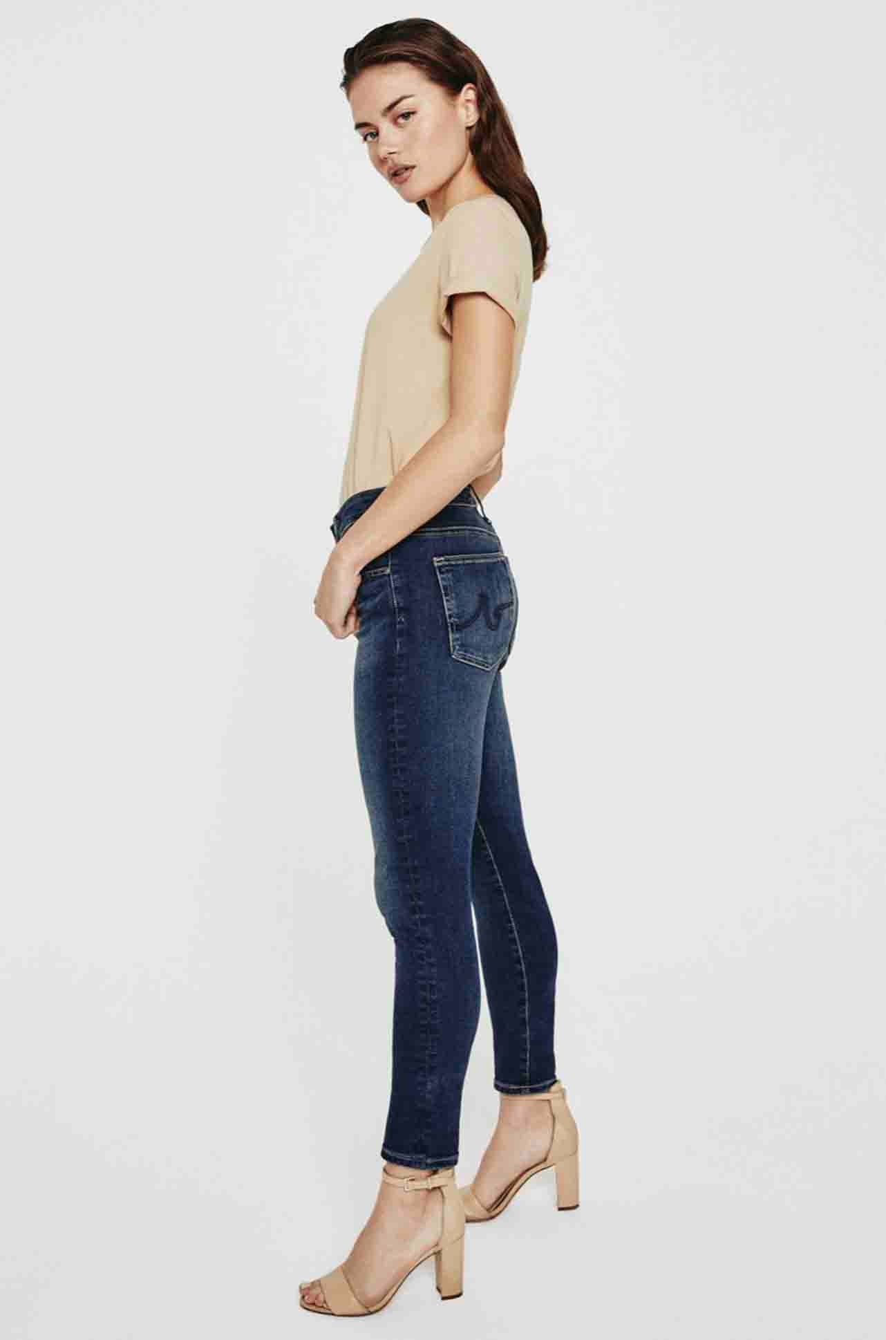 AG Jeans Farrah Skinny Ankle in Statford Zambezee