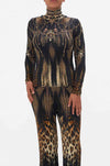 Camilla - Jungle Dreaming Jersey Turtleneck