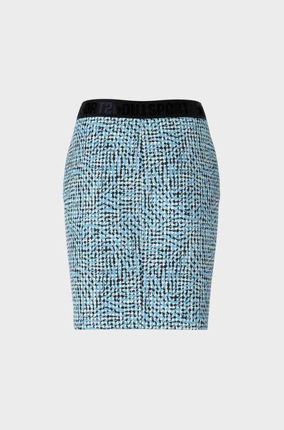 Marc Cain - Pepita Pattern Stretch Skirt