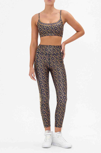Camilla - Song Of The Jungle Active Legging w/ Front Hem Zip