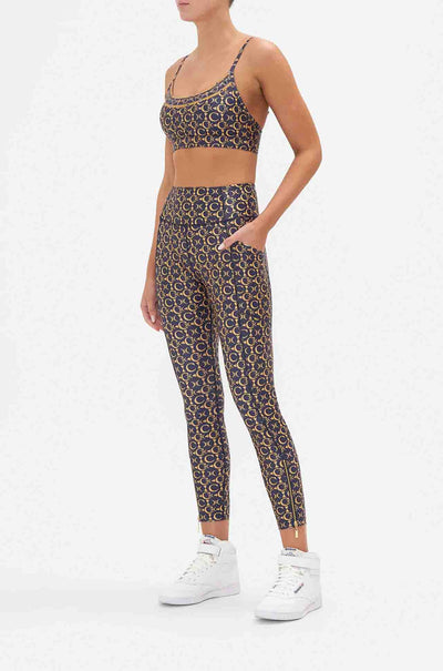 Camilla - Song Of The Jungle Active Legging w/ Front Hem Zip