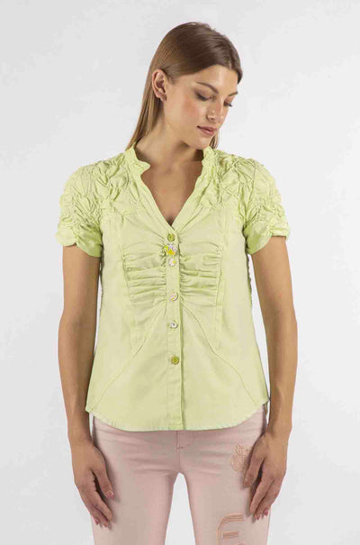 Elisa Cavaletti - Shirred Detail Shirt